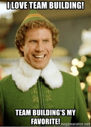 Elf loves teambuilding!